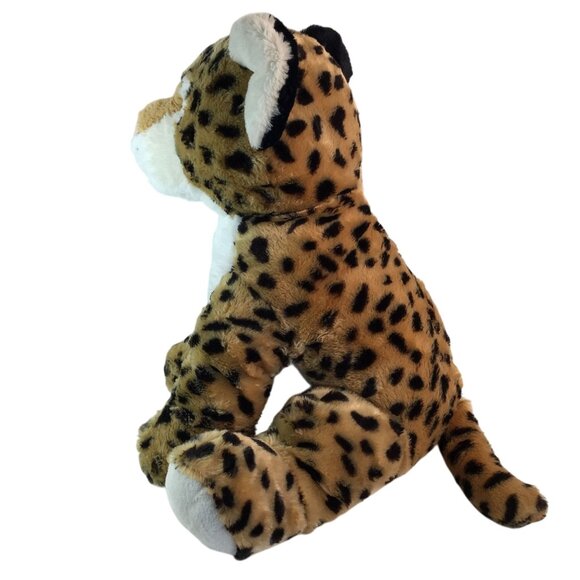 Walmart XL Leopard Plush 21" Sitting Stuffed Animal Toy Cheetah Jaquar - Picture 5 of 9